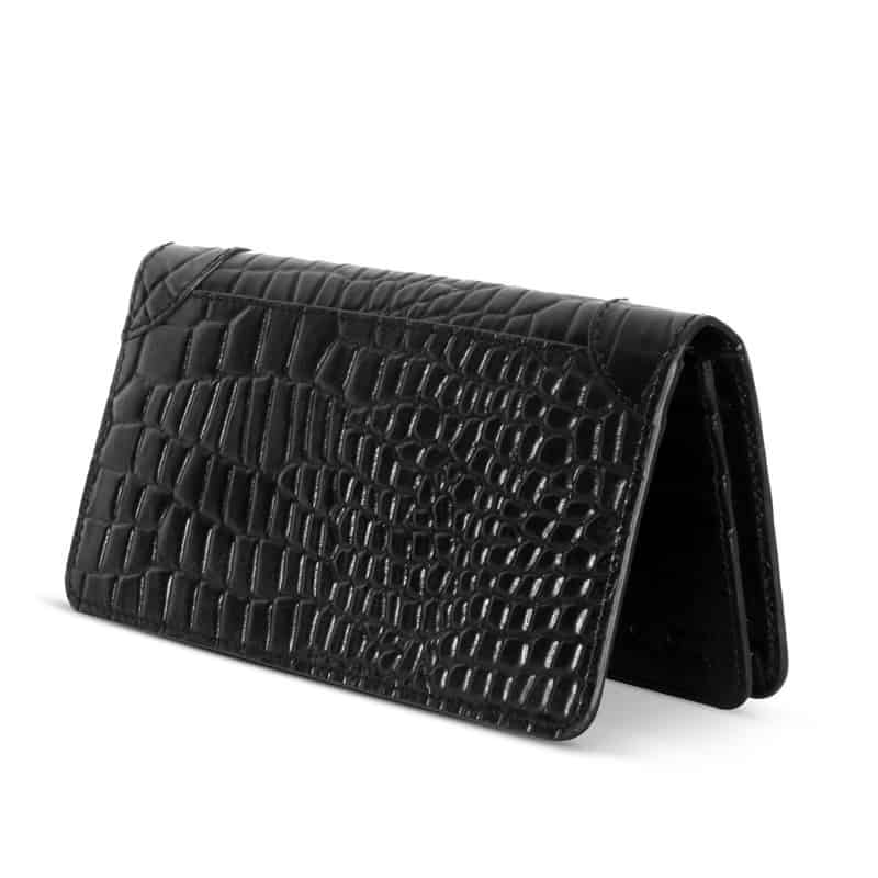 AAJ Croco design Leather Long Wallet SB-W138