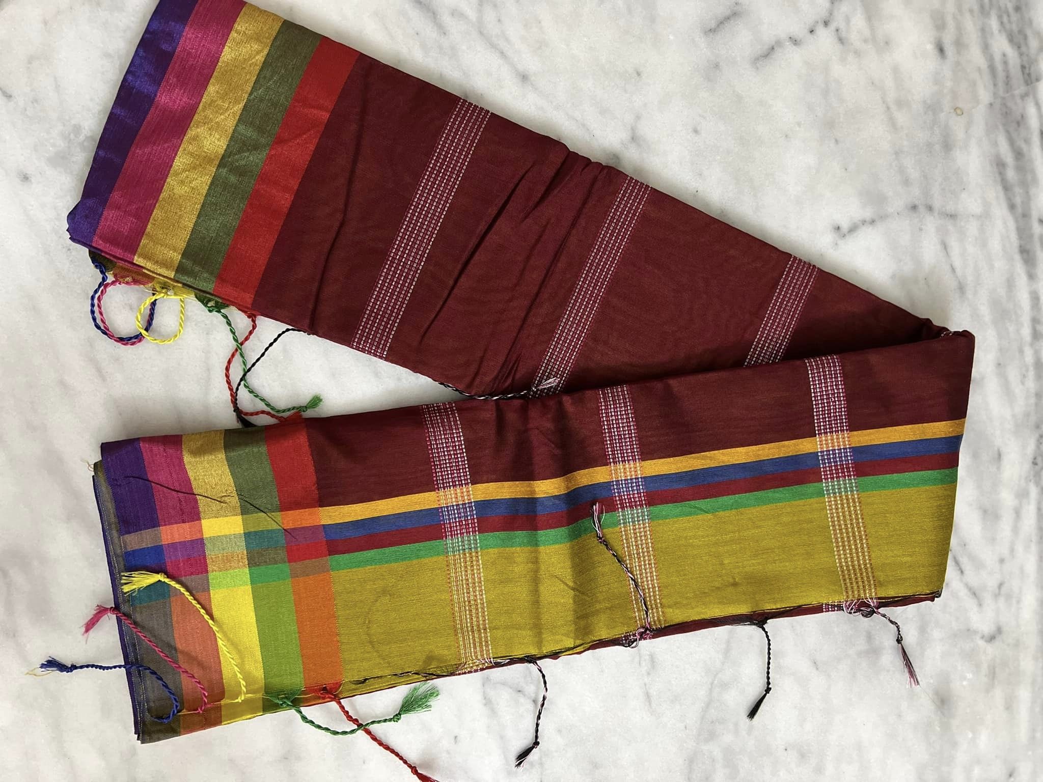 Traditional Monipuri Handloom Cotton Saree MS-3