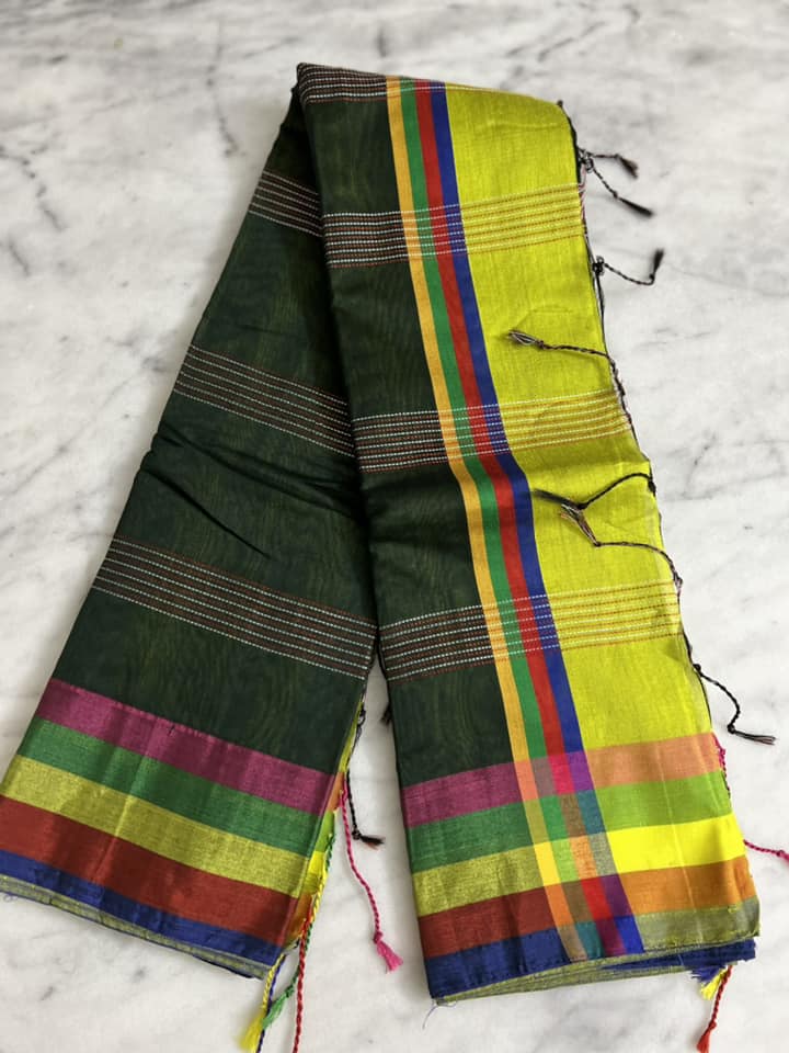 Traditional Monipuri Handloom Cotton Saree MS-1