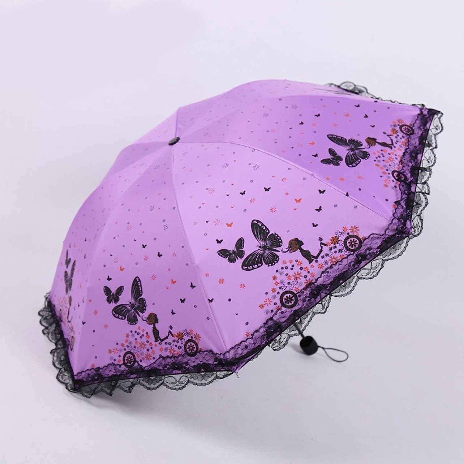 Atlas Fashionable and Elegant Anti UV Sunshade Print Umbrella