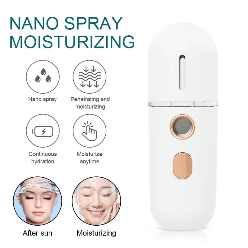 Water Sprayer Portable Nano mister moisture spray device Facial Steamer