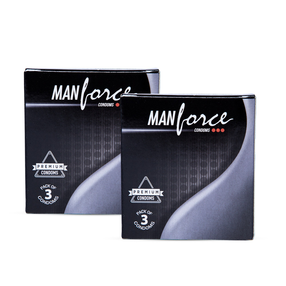 Manforce Condoms Plain 3S (Pack of 2)