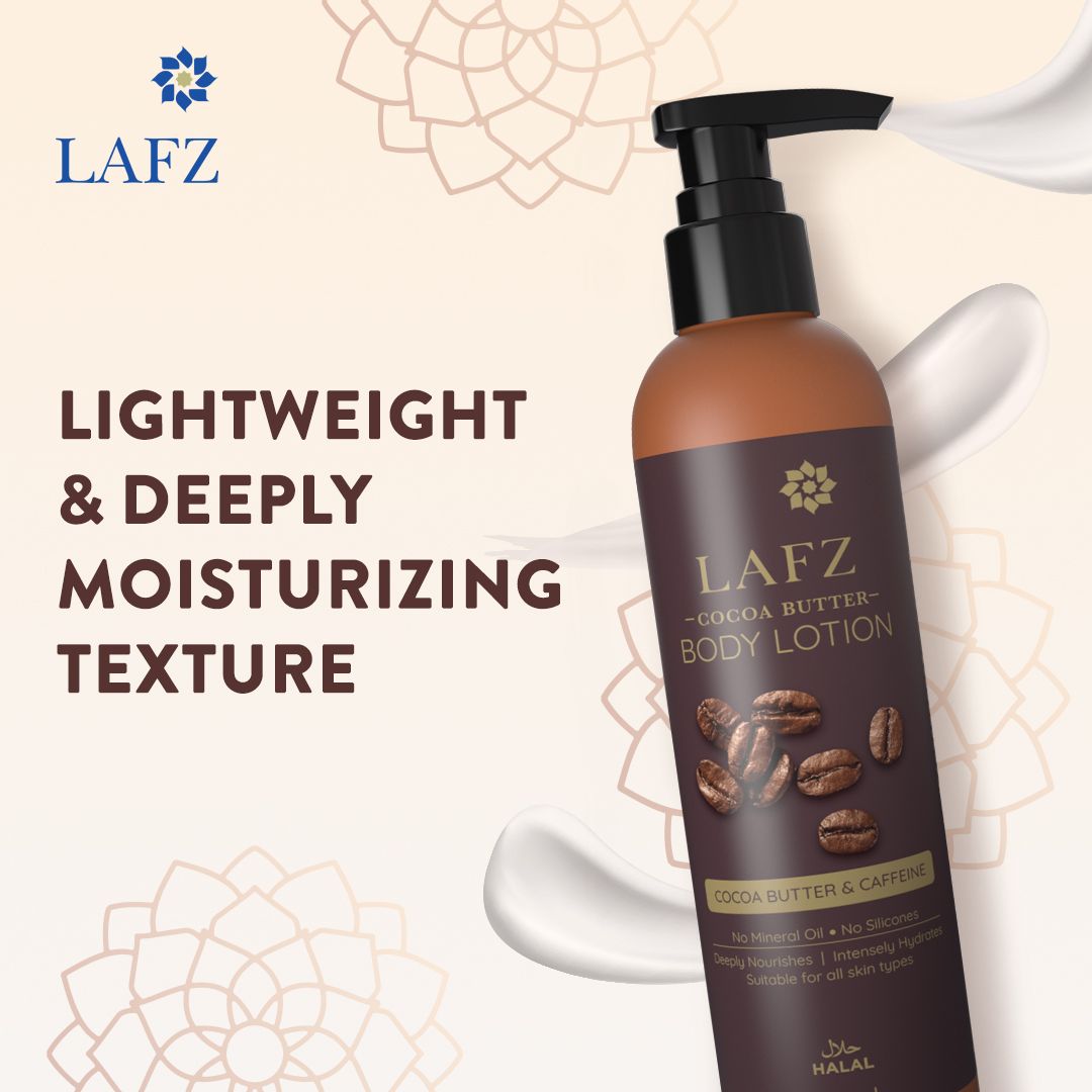 Lafz Body Lotion (250ml) - Cocoa Butter