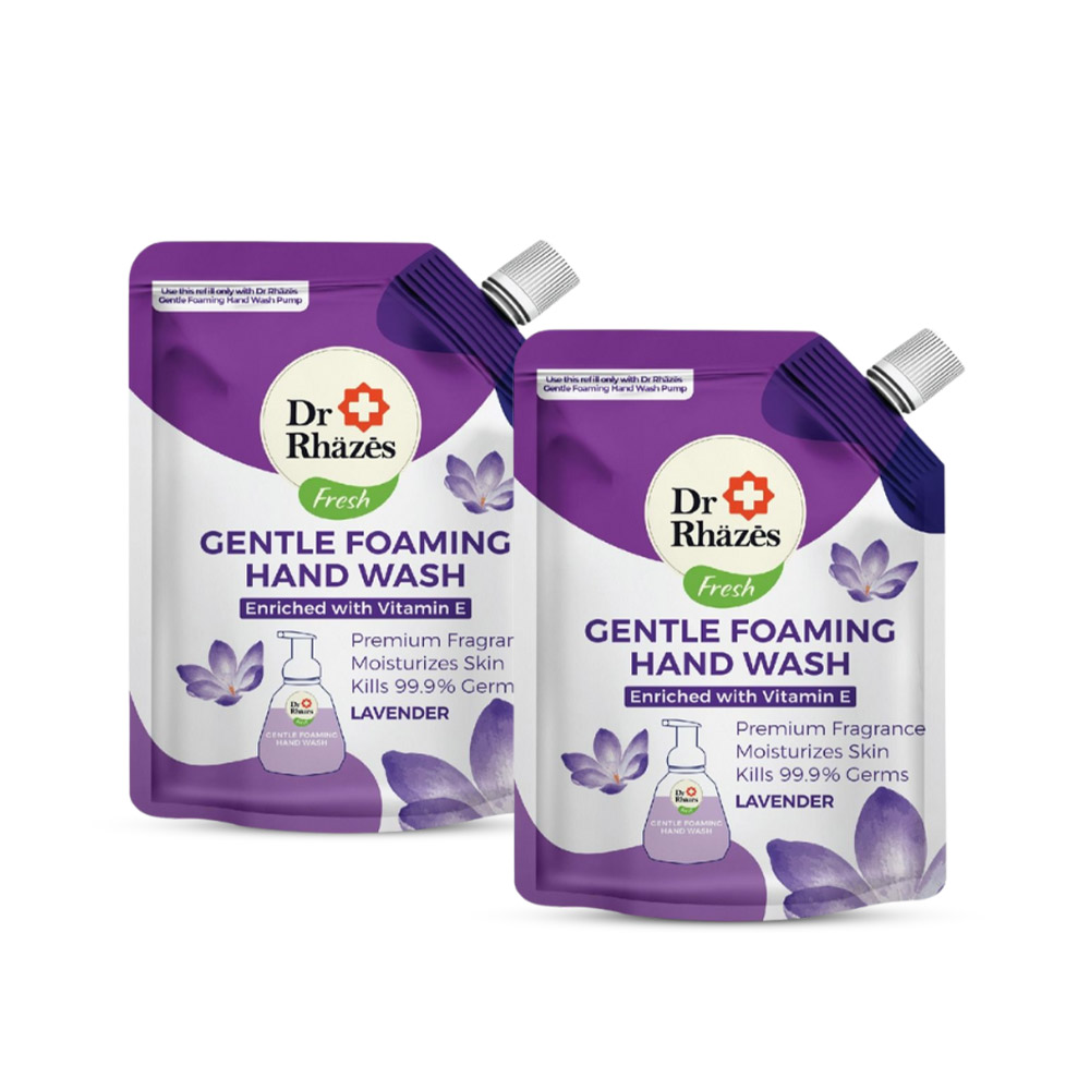 Dr Rhäzēs Gentle Foaming Hand Wash Refill (275ml) - Lavendar (Pack of 2)