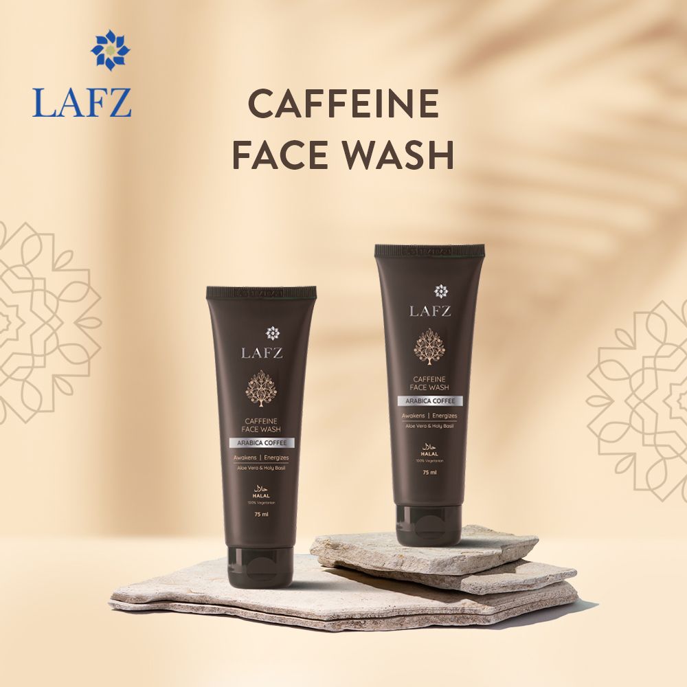 Lafz Caffeine Brightening Face Wash (75ml) - Tube