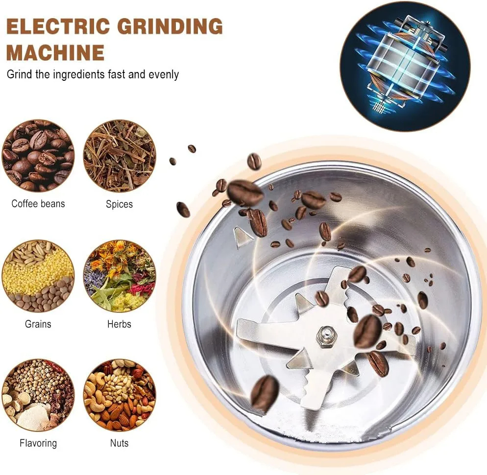 Electric Powerful Spice Grinder Small Powder Grinding Machine