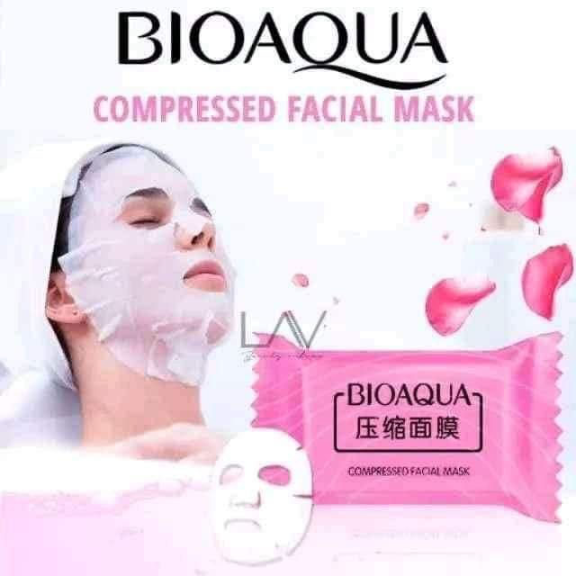 BIOAQUA Compressed Facial Tablet Face Sheet Mask - 50Pcs